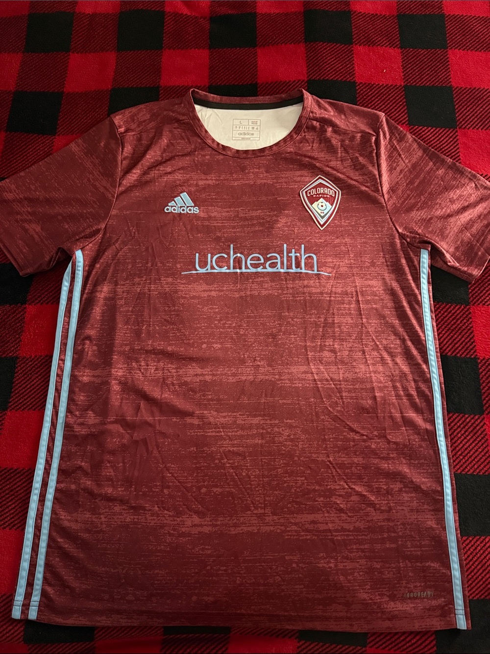 Colorado Rapids #7 MLS 2023-24 Adidas Home Jersey